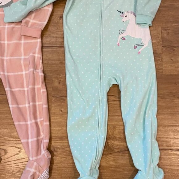 Onesie - Soft, Warm & Cozy for Baby - Toddler Carters Fleece bodysuit lot - Picture 9 of 9